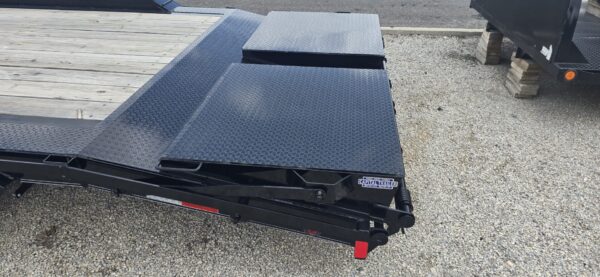 102x24 Tandem Axle Car Hauler – 14K GVW – Max Ramps – Black - Image 10