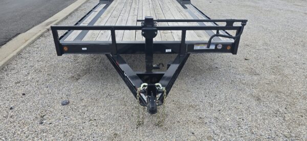 102x24 Tandem Axle Car Hauler – 14K GVW – Max Ramps – Black - Image 4