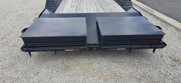 102x24 Tandem Axle Car Hauler – 14K GVW – Max Ramps – Black - Image 5