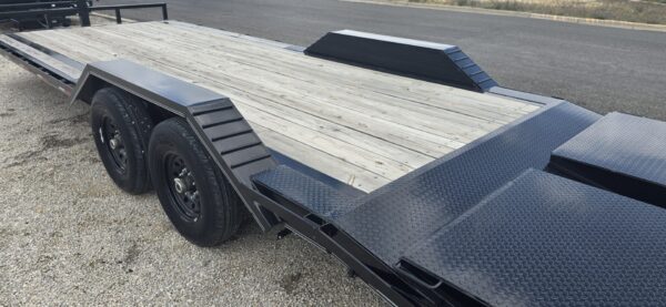 102x24 Tandem Axle Car Hauler – 14K GVW – Max Ramps – Black - Image 6