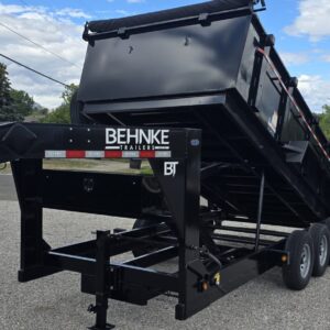 83x16 Triple Axle Gooseneck Dump – 21K GVW – Black