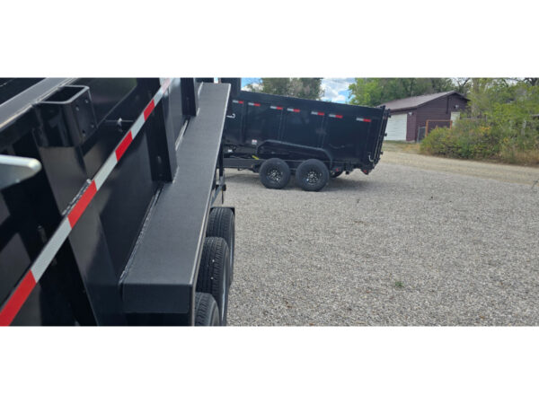 83x16 Triple Axle Gooseneck Dump – 21K GVW – Black - Image 11