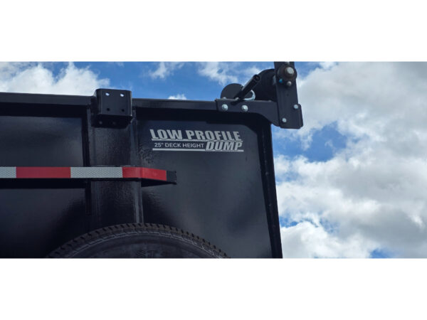 83x16 Triple Axle Gooseneck Dump – 21K GVW – Black - Image 4