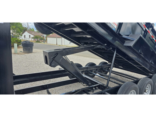 83x16 Triple Axle Gooseneck Dump – 21K GVW – Black - Image 8