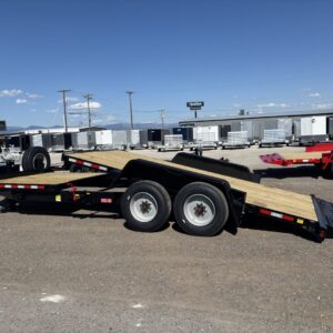 83x22 Tandem Axle Tilt – 20K GVW – Bumper Pull – Black