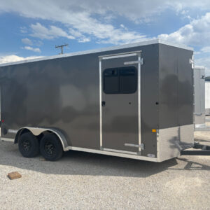 Charmac 7.6x16 Tandem Axle Enclosed – Charcoal (UTV Package)