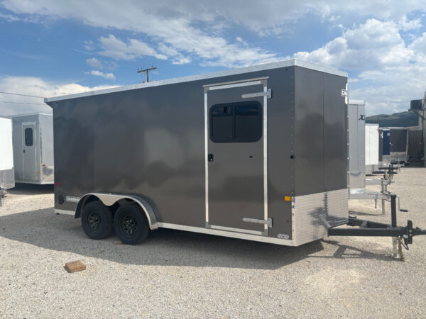 Charmac 7.6x16 Tandem Axle Enclosed – Charcoal (UTV Package)