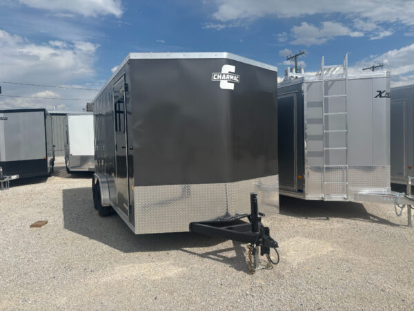Charmac 7.6x16 Tandem Axle Enclosed – Charcoal (UTV Package) - Image 3