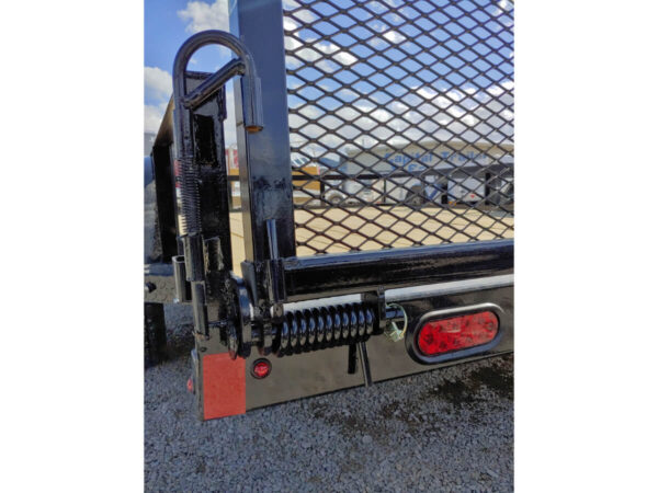 77x12 Single Axle Utility – 3.5K GVW – Layflat Ramp – Black - Image 3
