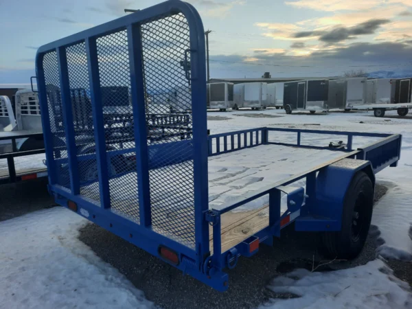 35■予約済み1200■2nd Single The way U are 77x12 Single Axle Utility – 3.5K GVW – Side Load – Blue