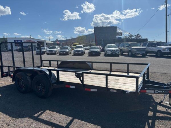 77x16 Tandem Axle Utility – 7K GVW – Black