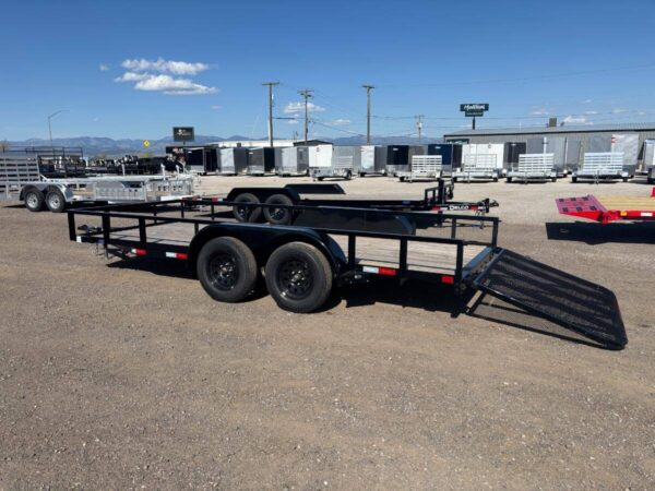 77x16 Tandem Axle Utility – 7K GVW – Black - Image 2
