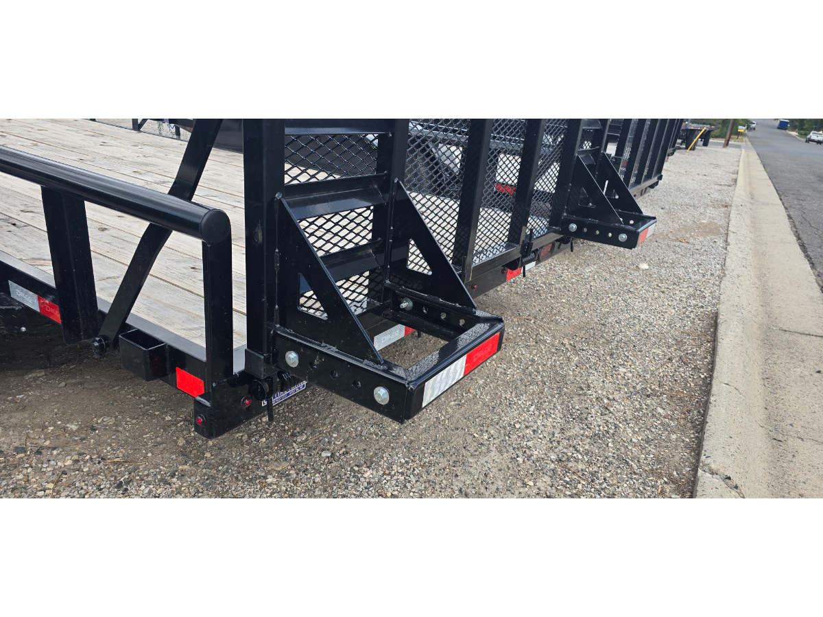 83x16 Tandem Axle Utility – 7K GVW – Black - Image 2