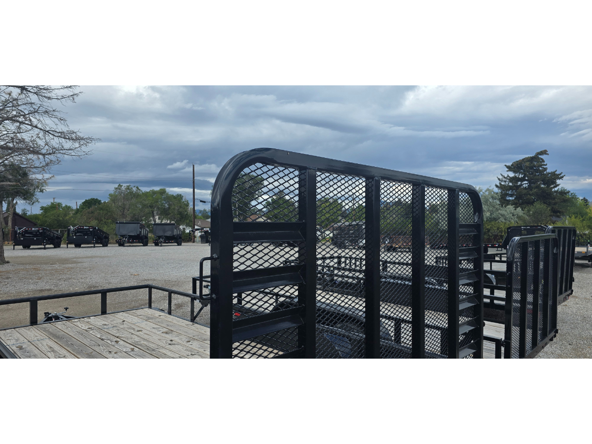 83x16 Tandem Axle Utility – 7K GVW – Black - Image 3