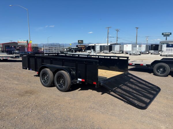 83x14 Tandem Axle Utility – 7K GVW – Black - Image 4