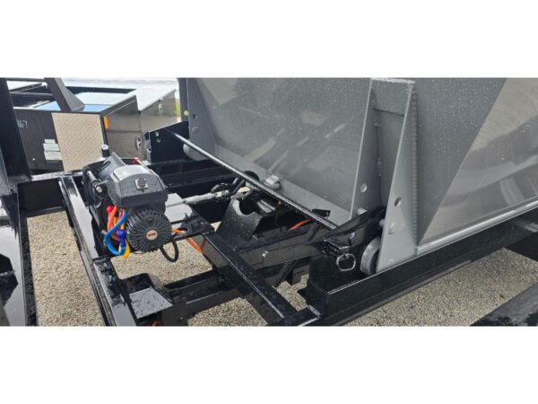 14' Tandem Axle Roll-Off Dump – Bumper Pull – Black - Image 2