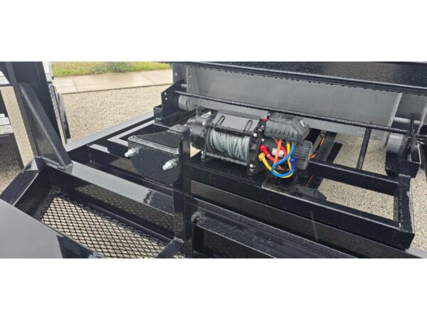 14' Tandem Axle Roll-Off Dump – Bumper Pull – Black - Image 3