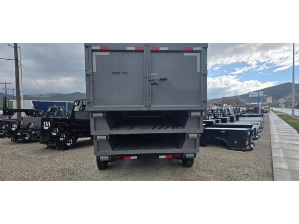 14' Tandem Axle Roll-Off Dump – Bumper Pull – Black - Image 6