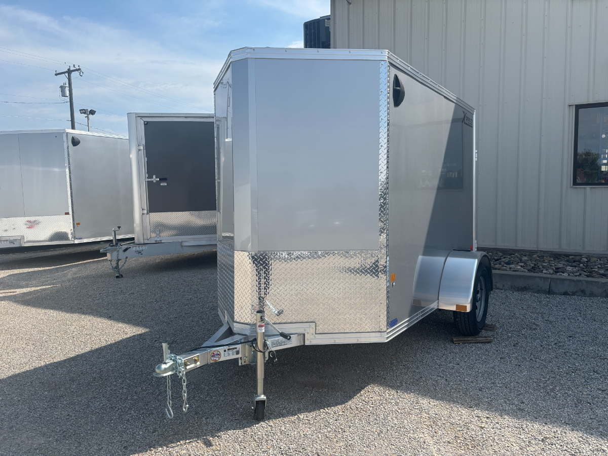 Xpress 5x8 Single Axle Enclosed – Silver - Image 6
