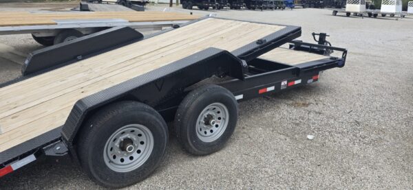83x20 Tandem Axle Tilt – 14K GVW – Gravity – Black - Image 5