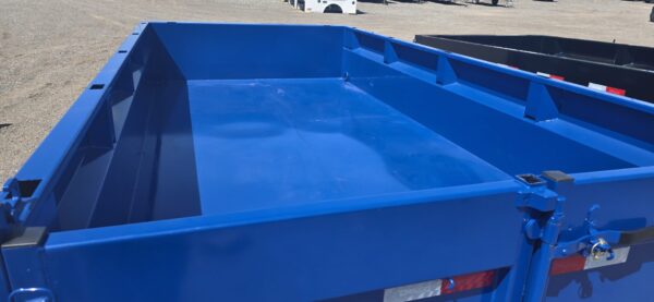 83x14 Tandem Axle Dump – 2' Sides – Blue - Image 3