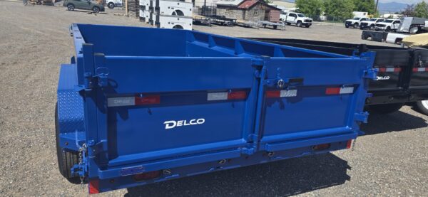 83x14 Tandem Axle Dump – 2' Sides – Blue - Image 6