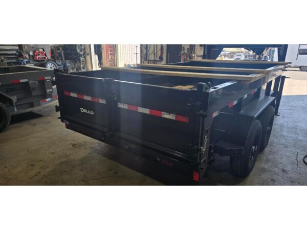 83x14 Gooseneck Dump – 14K – 2' Sides – Black - Image 4