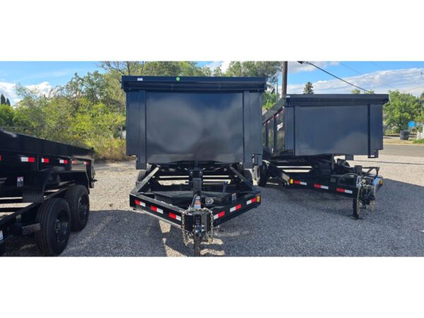 83x14 Gooseneck Dump – 14K – 4' Sides – Black - Image 4