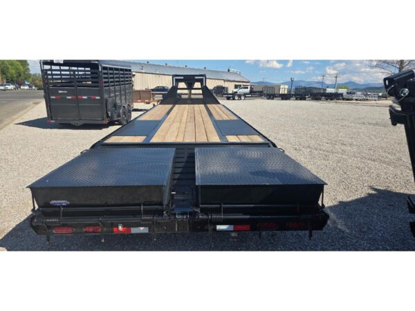 102x28 Gooseneck Flatbed – 20K Low-Pro – Black - Image 8
