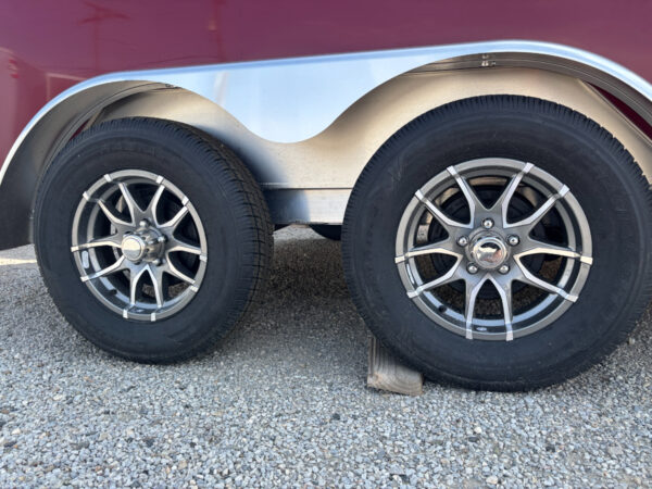 Xpress 7.5x12 Tandem Axle Enclosed – Maroon - Image 10