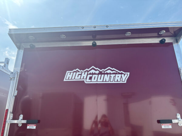 Xpress 7.5x12 Tandem Axle Enclosed – Maroon - Image 3