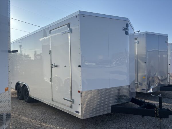 Charmac 100x20 TA Stealth V-Nose – Enclosed – White