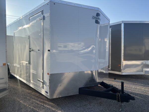 Charmac 100x24 TA Stealth V-Nose – Enclosed – White