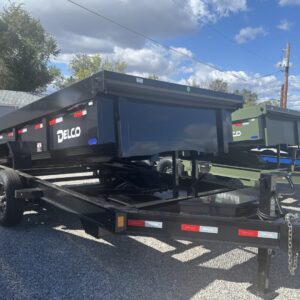 83x14 Tandem Axle Dump – 2' Sides – Black