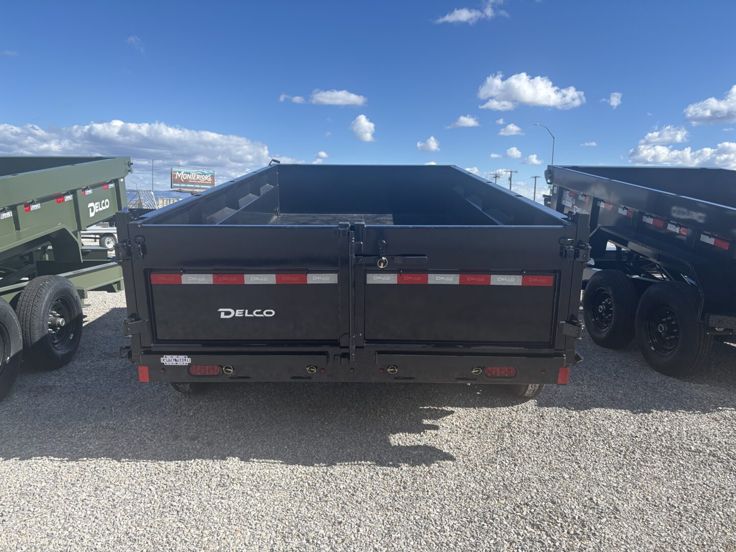 83x14 Tandem Axle Dump – 2' Sides – Black - Image 4