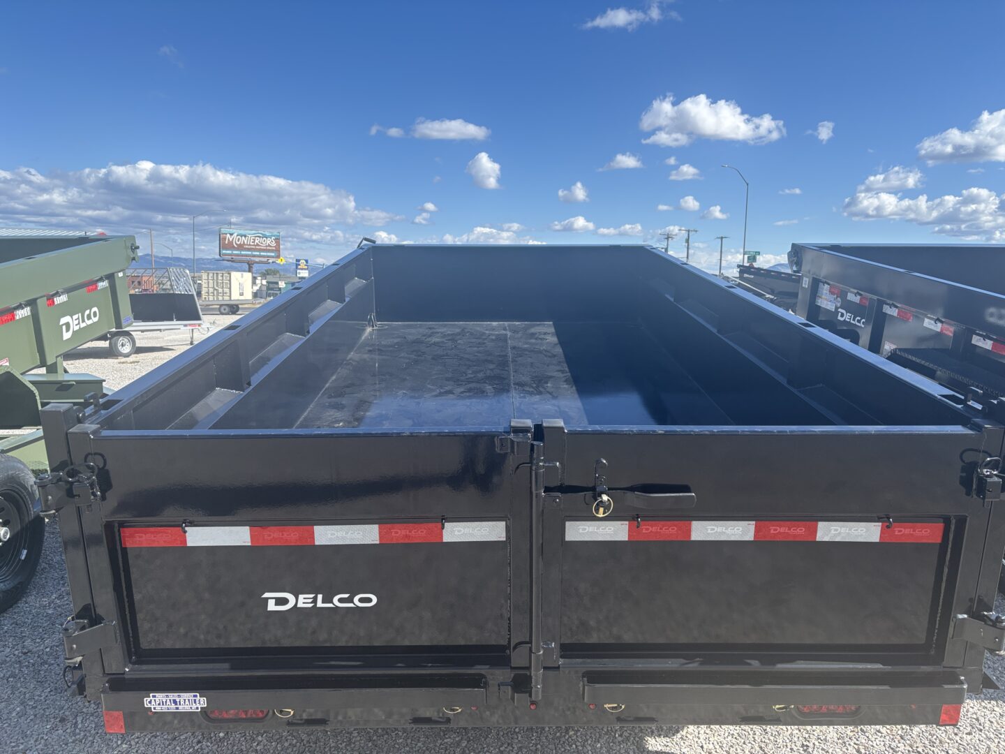 83x14 Tandem Axle Dump – 2' Sides – Black - Image 5