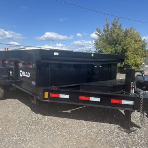 83x14 Tandem Axle Dump – 2' Sides – Black