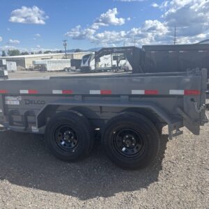 60x10 Tandem Axle Dump – 18" Sides – Gray