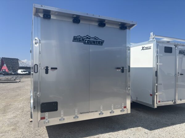 Xpress 8.5x18 UTV Package – Enclosed – White/Silver - Image 4