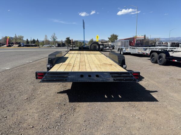 83x22 Tandem Axle Tilt – 16K GVW – Bumper Pull – Black - Image 2