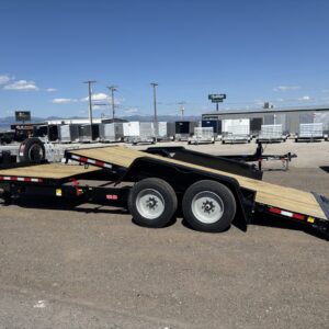 83x22 Tandem Axle Tilt – 16K GVW – Bumper Pull – Black