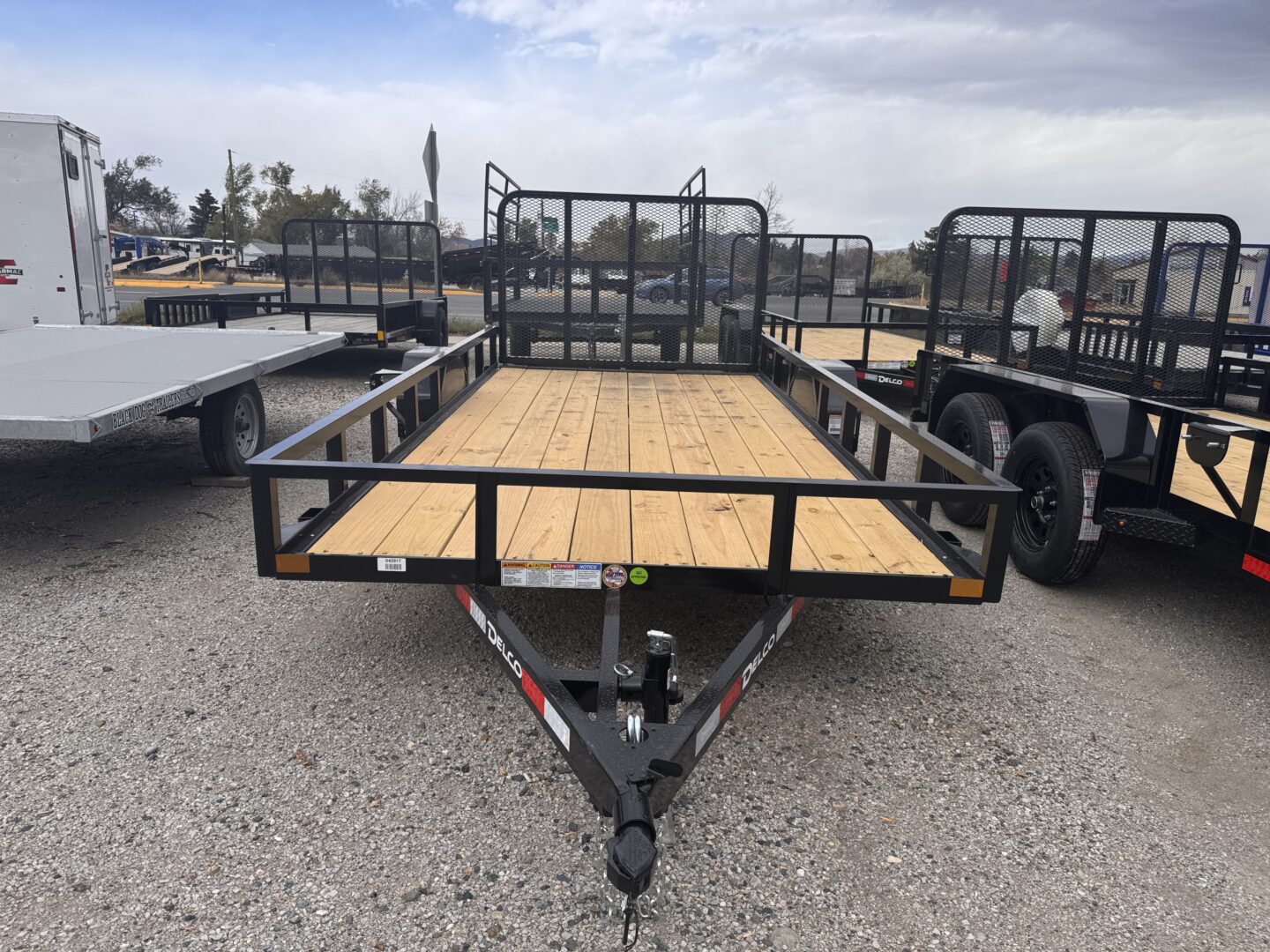 77x14 Single Axle Utility – 3.5K GVW – Black - Image 2