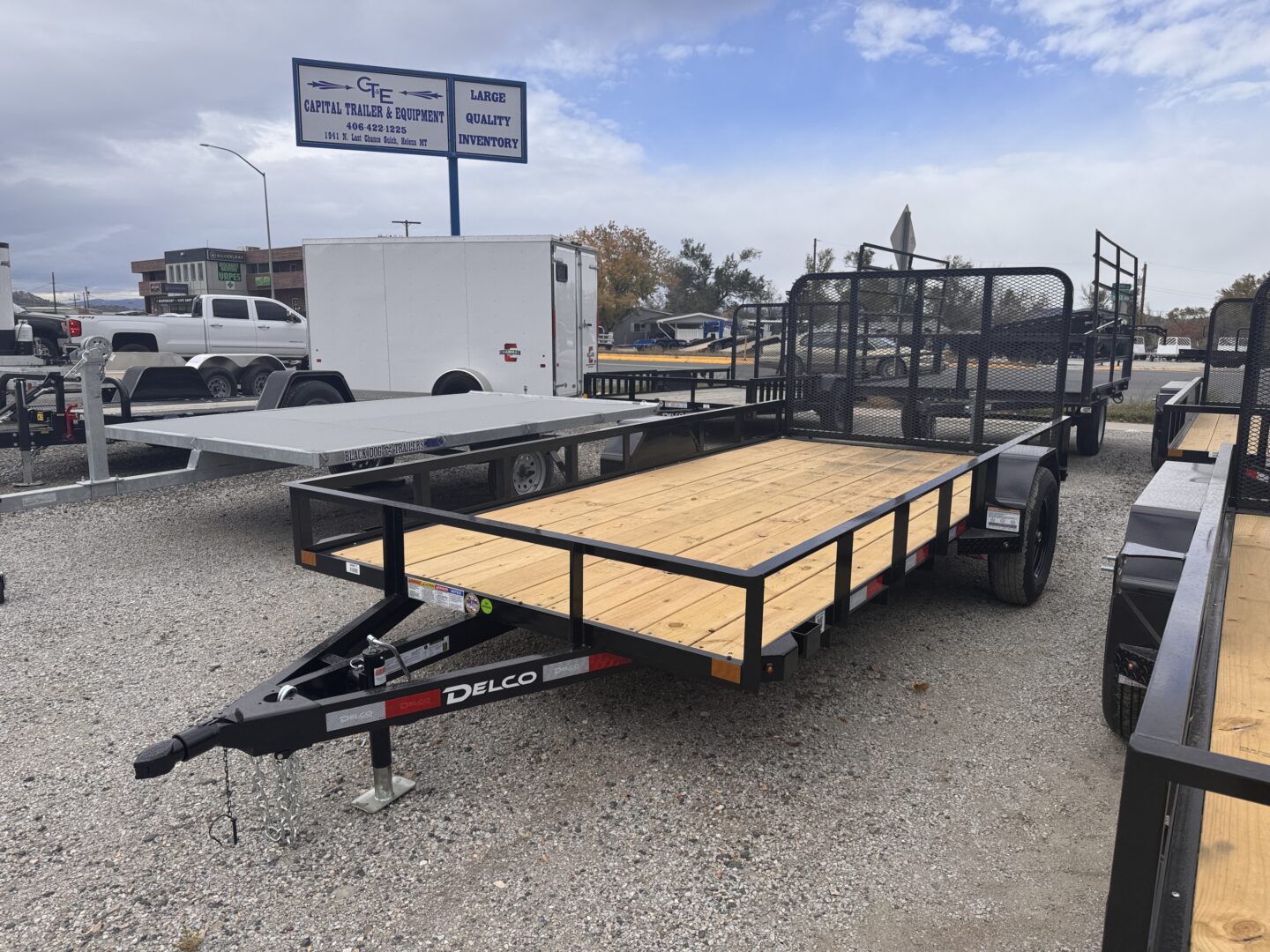 77x14 Single Axle Utility – 3.5K GVW – Black - Image 3