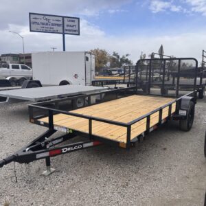 77x14 Single Axle Utility – 3.5K GVW – Black