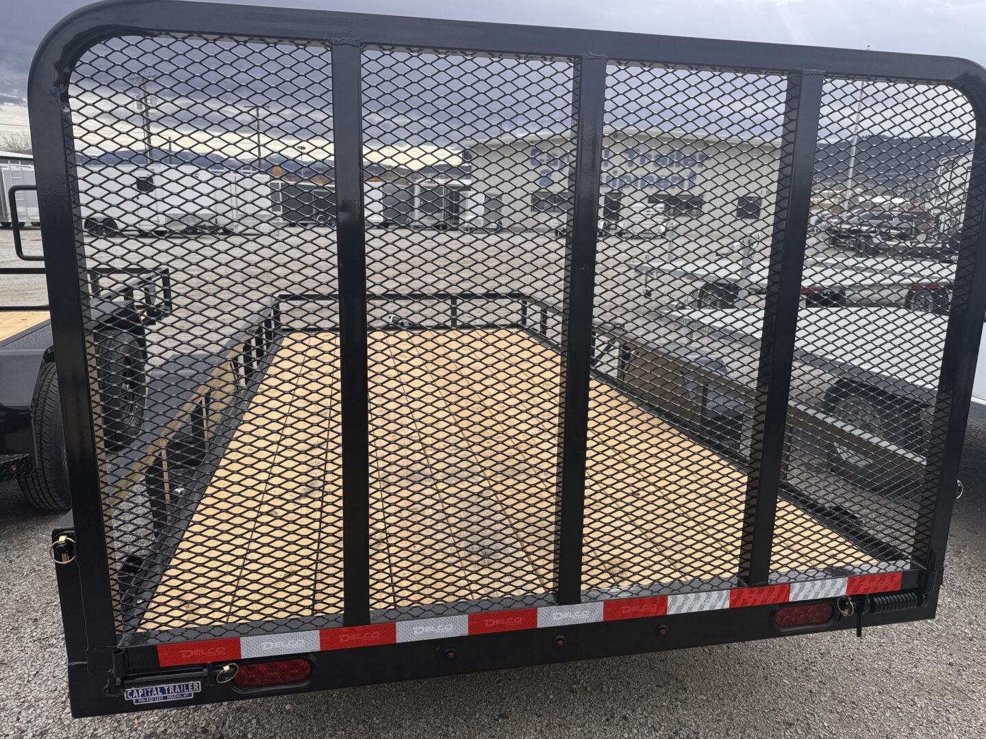 77x14 Single Axle Utility – 3.5K GVW – Black - Image 5