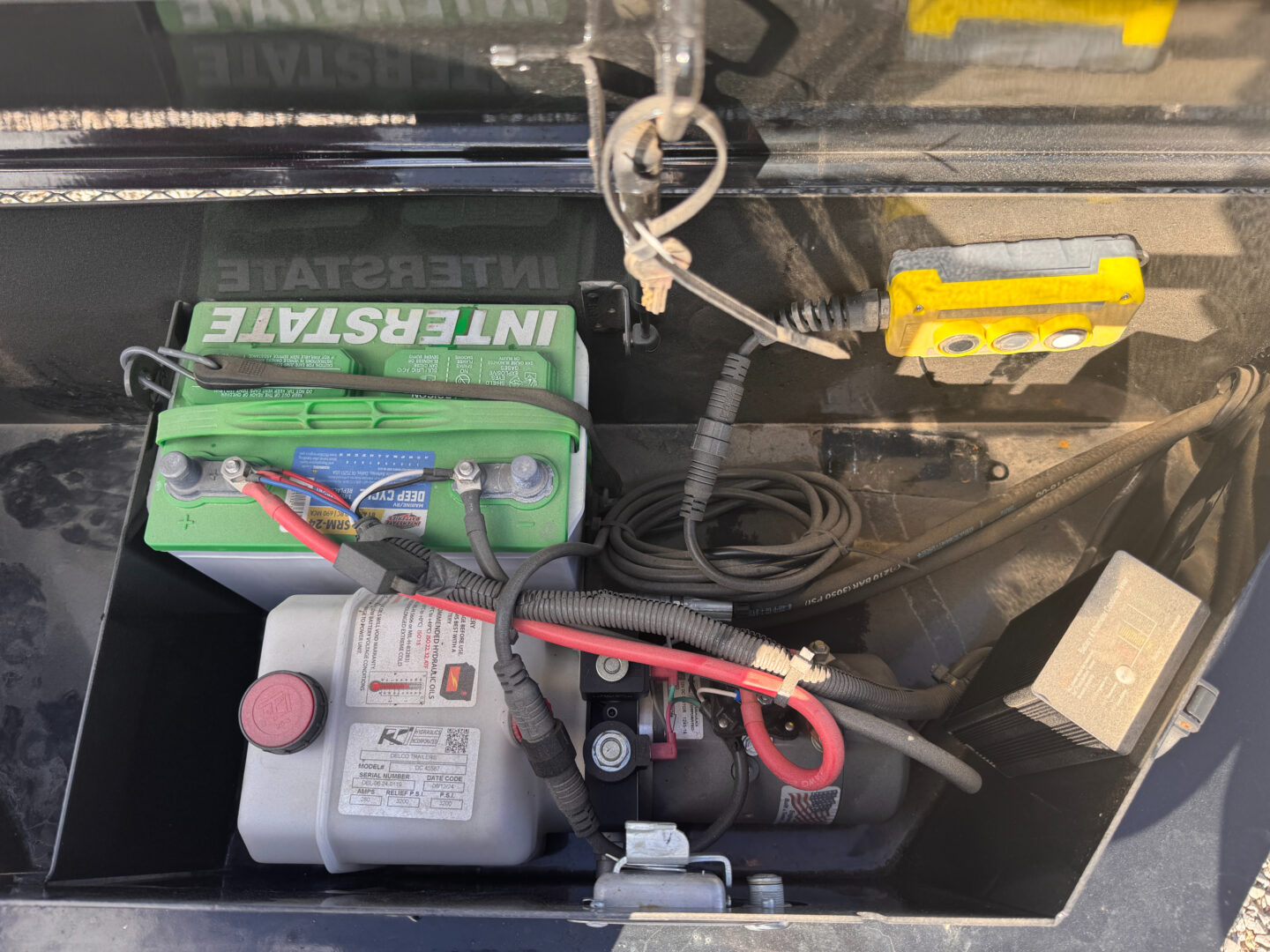 83x16 Tandem Axle Dump – 2' Sides – Black - Image 3