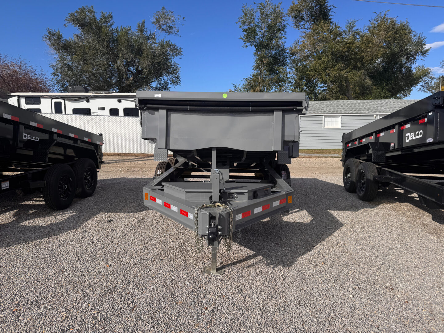 6x12 Tandem Axle Dump – 21" Sides – Gray - Image 2