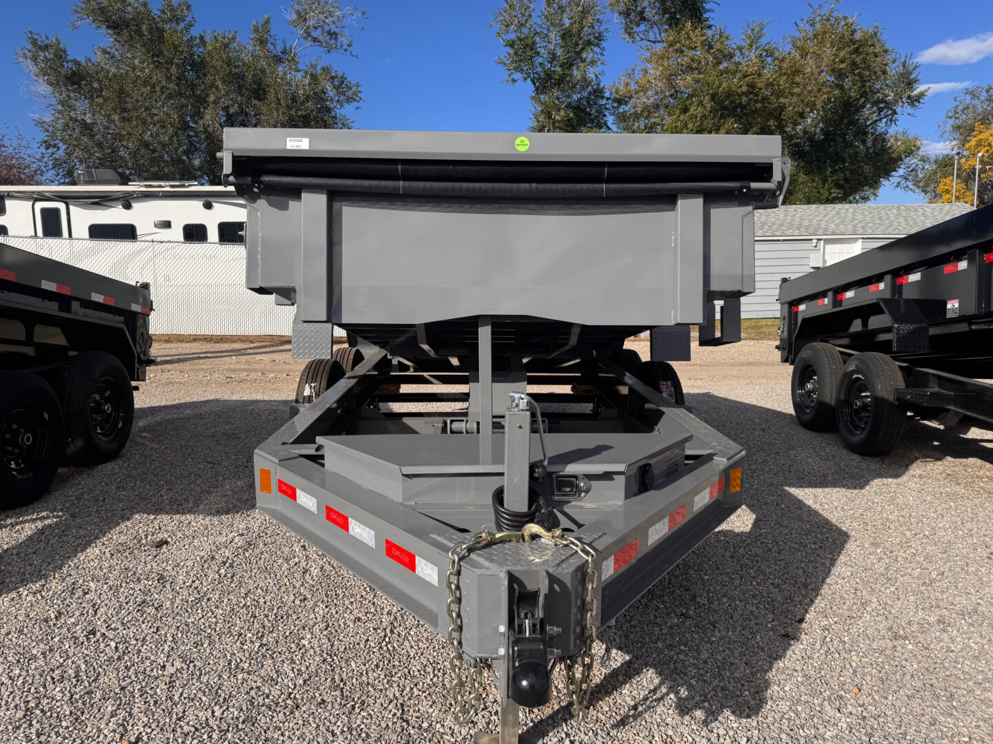 6x12 Tandem Axle Dump – 21" Sides – Gray - Image 3