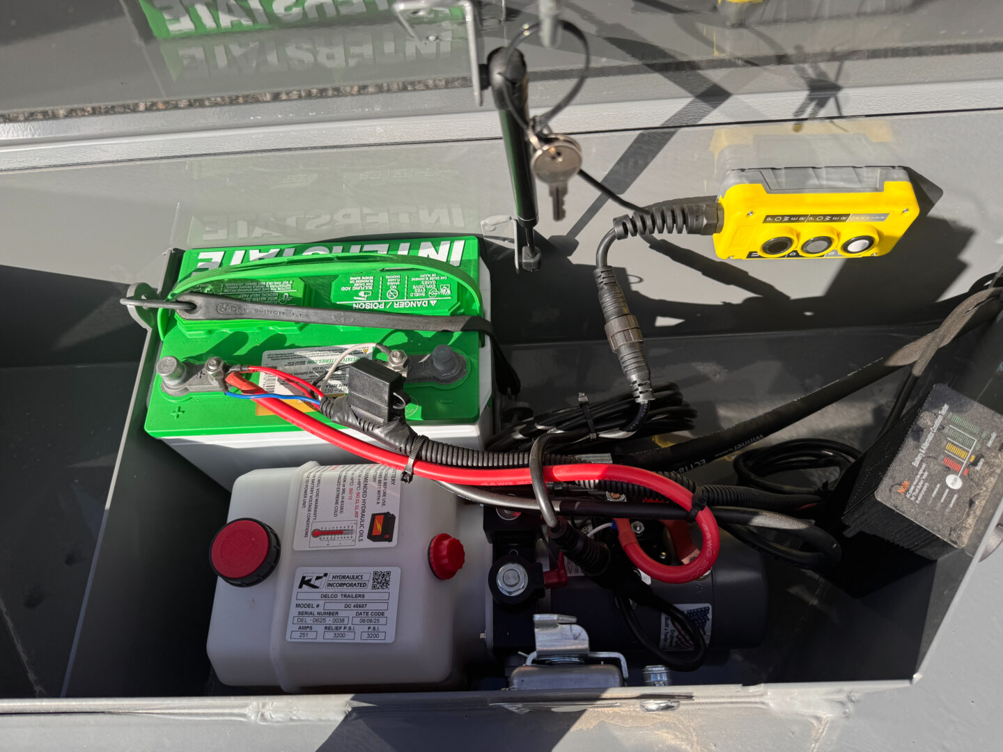 6x12 Tandem Axle Dump – 21" Sides – Gray - Image 5