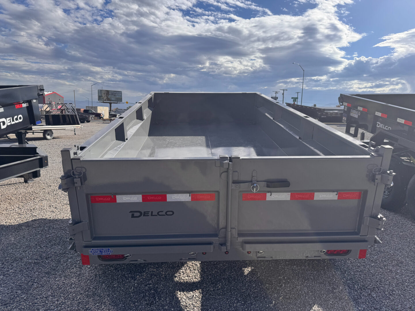 6x12 Tandem Axle Dump – 21" Sides – Gray - Image 7